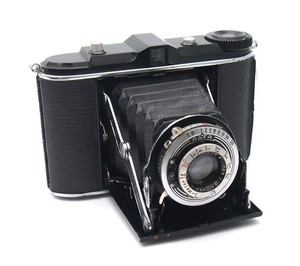 Agfa Isolette 120 Roll Film Folding Camera w/ 8.5cm F4.5 Apotar Lens (Spares)