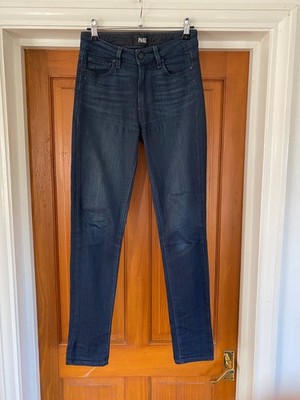 Paige Hoxton Ankle Peg Jeans W26 L30 (US 24) Barnette Blue Made in USA