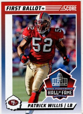2024 Panini Score Football Patrick Willis No. 2 San Francisco 49ers