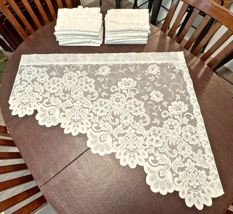 Valências de bolso para vara. JC Penny. Branco. 8 pares - 16 painéis no total. - Imagem 2 de 4