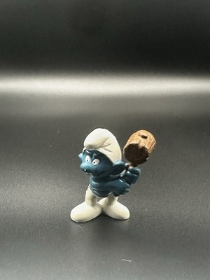 VINTAGE Smurf HAMMER SMASH 1970'S PEYO GERMANY SCHLEICH