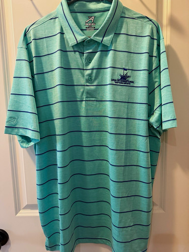 Ahead Men’s XL Teal/Blue Golf Shirt LPGA International Daytona Beach XL