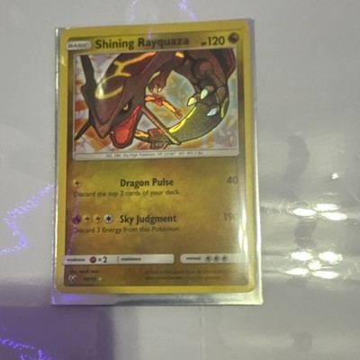 Pokmon TCG Shining Rayquaza Shining Legends Shiny Holo | eBay