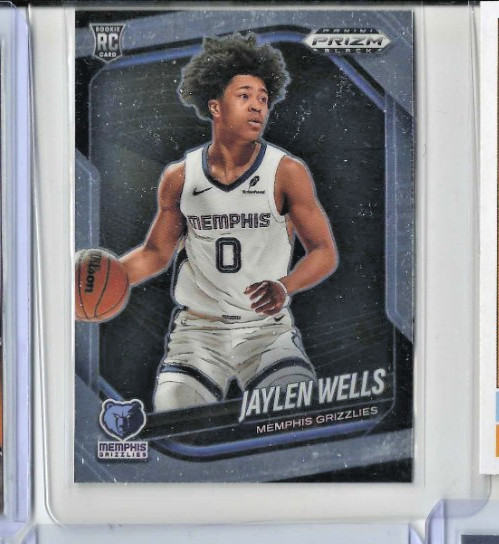2024-25 Prizm Black Jaylen Wells Rookie Memphis Grizzlies No 34