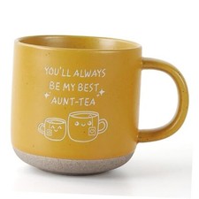 Aunt Gift Ideas Aunt-Tea Mug - Birthday Gifts for Women AUNT-TEA Mug Yellow