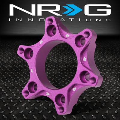NRG FOR LOGITECH G923 G29 G920 G27 GAMING RACE STEERING WHEEL HUB ADAPTER PURPLE