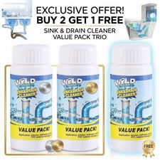 Powerful Sink Foaming Drain Cleaner, Wild Sink and DrainCleaner Powder,Powerful