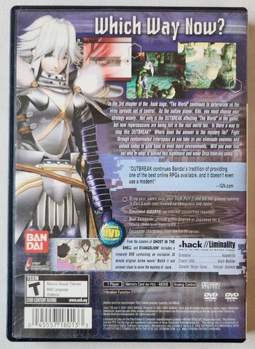Dot Hack Outbreak: Part 3 - (PS2) - Completo, testato e funzionante - Foto 2 di 4