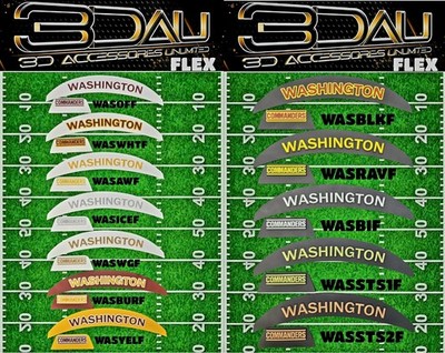 Washington Commanders 3D Front & Back SpeedFlex Bumpers