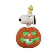 SEALED Celebrate Together Peanuts Snoopy Woodstock Pumpkin LED Halloween