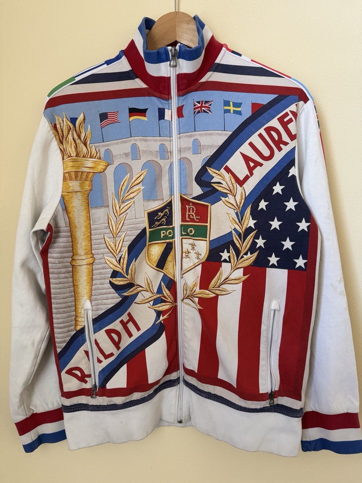 Polo Ralph Lauren Chariots Olympic Crest Track Jacket Multicolor Small image 4