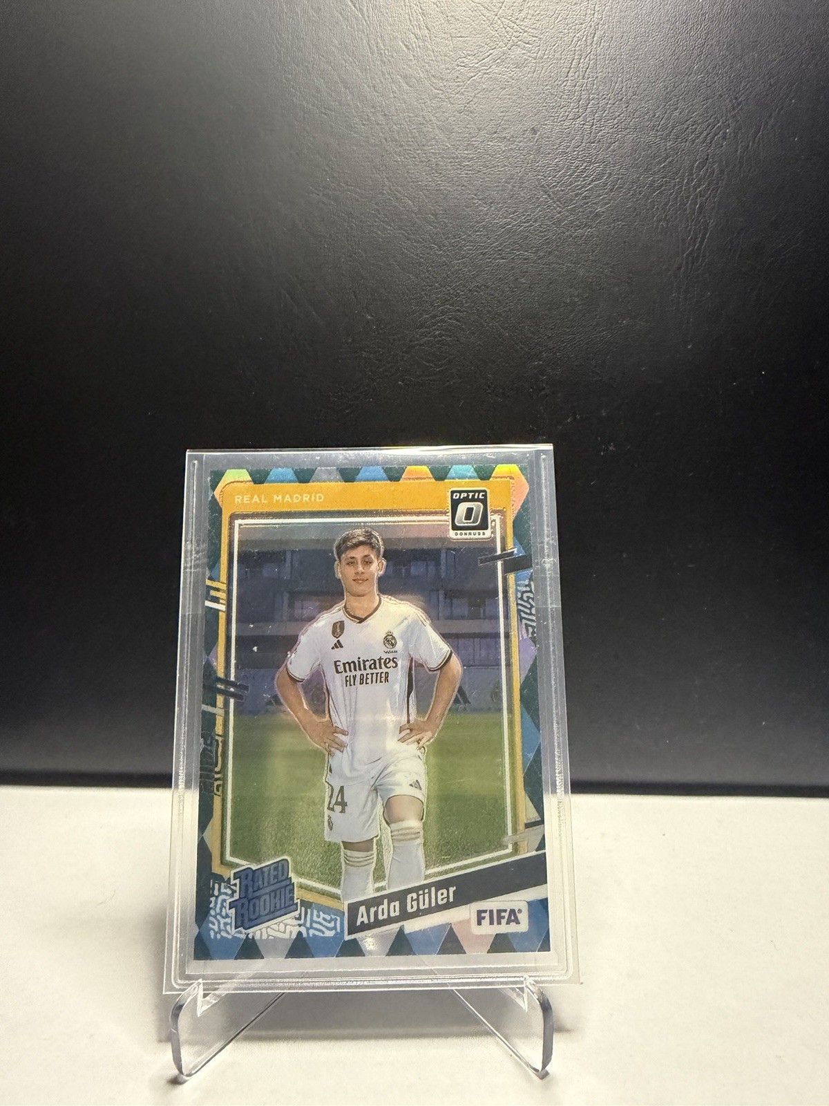 2023-24 Panini Donruss FIFA Optic Rated Rookie Argyle Prizm Arda Guler #184