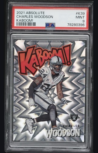 Charles Woodson #K39 2021 Panini Absolute Kaboom card