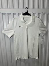 Nike Men's Dry Franchise Polo Shirt Size Medium White C14470-100 DRI-FIT