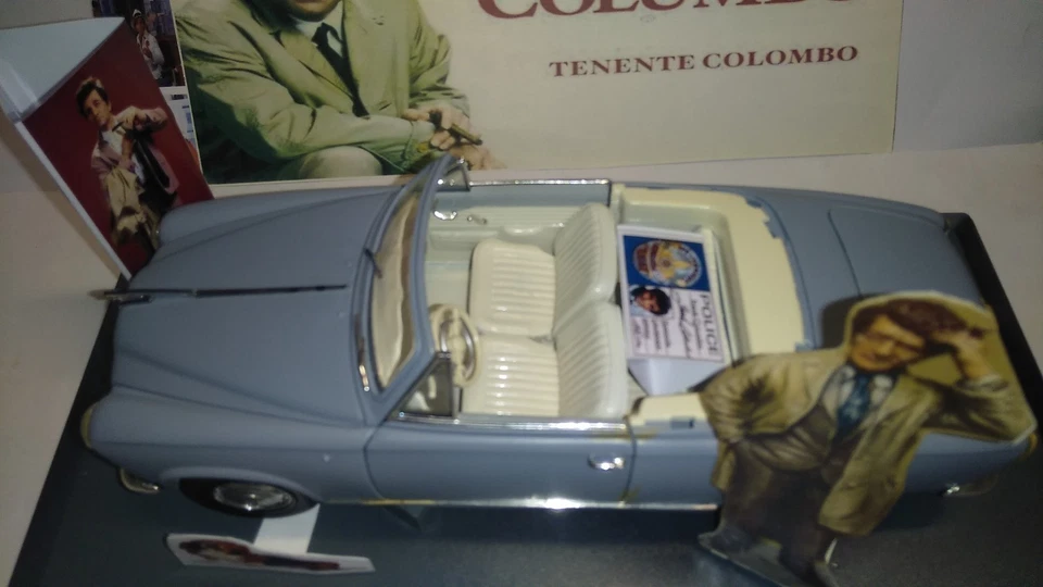 Tenente Colombo Columbo Peugeot 403   1/18 code3 TV cabrio capote chiusa - Immagine 4 di 4