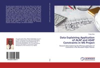 Friday Efole | Data Explaining Application Of Alap And Asap Constraints In Ms...