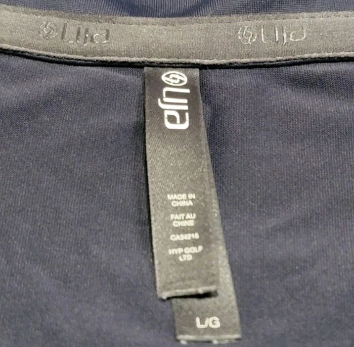 Polo de golf para mujer LIJA azul marino Foto 3 de 4