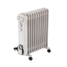 NEW! 2500W 11 Fin Portable Oil Filled Radiator Electric Heater