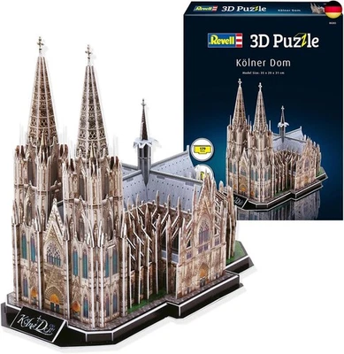 BESUCHE DEN REVELL-STORE Revell 3D Puzzle Koelner Dom I 179 Teile I 4 Stunden Bauspaß für Kinder und E
