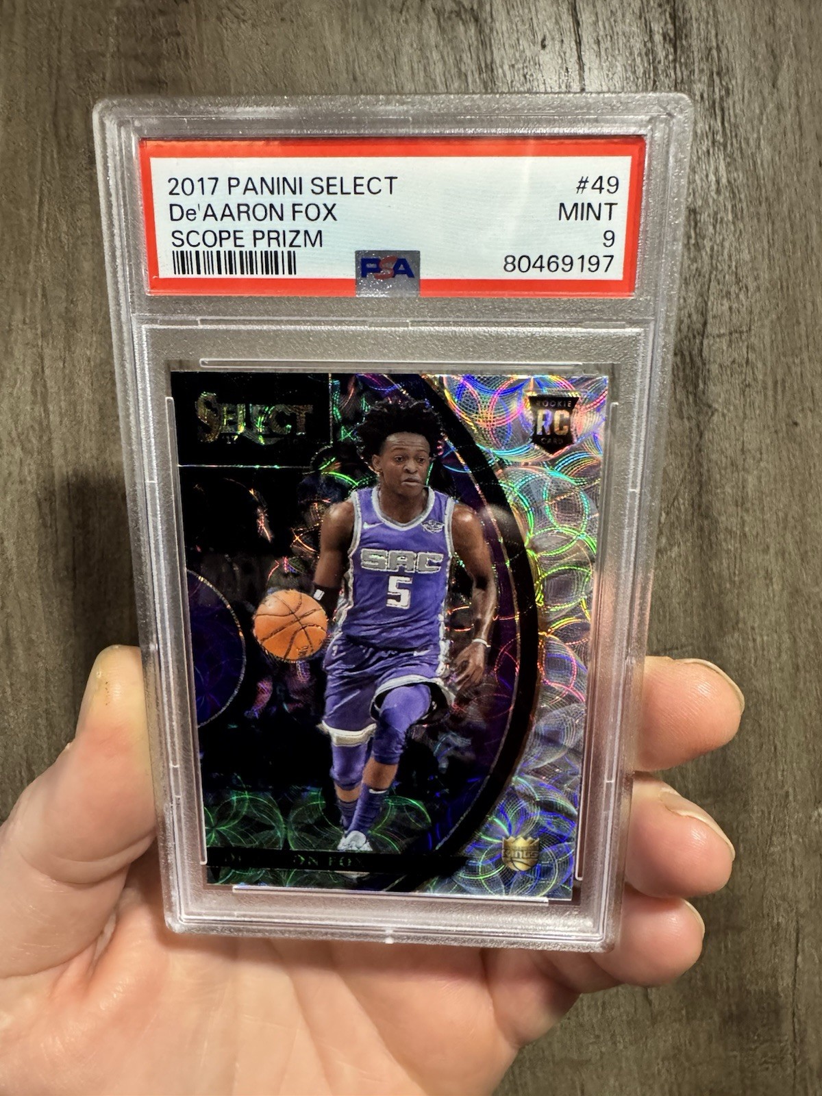 2017-18 Panini Select - De'Aaron Fox #49 Mint 9 80469197 Sacramento Kings Rookie