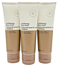 NEW Bath  Body Works Lot of 3 Tubes Exfoliating Face Wash Aloe Vitamin E 4 oz