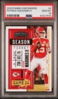 Patrick Mahomes 2020 Panini Contenders #2 PSA 10 Season Ticket