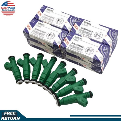 #ad #ad 8pcs OEM BOSCH 42lb Fuel Injectors For LS1 LT1 Chevy Mustang 0280155968 US $67.00
