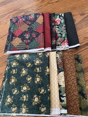 Thimbleberries (2010) Pine & Rose fabric (10) half-yds OOP & HTF to use or stash