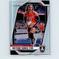 2024 Panini Prizm WNBA Cheyenne Parker-Tyus #114 Silver Prizm Atlanta Dream