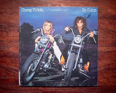 Cheap Trick In Color Vinyl Record 1977 Epic PE-34884 Orange Label Gatefold