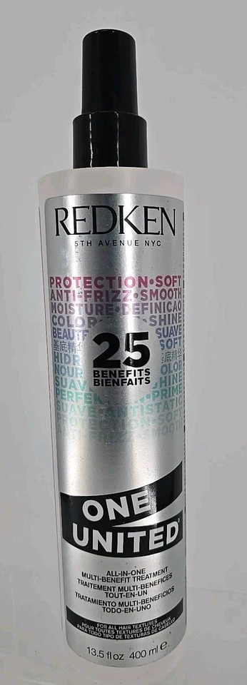 Spray de tratamiento multibeneficio REDKEN One United, 13,5 fl oz Foto 3 de 4