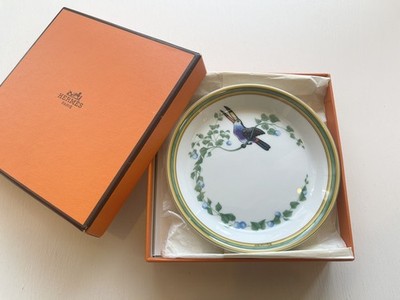 HERMES Small Plate - Tropical Bird Design Toucan (Petit Carré) | eBay