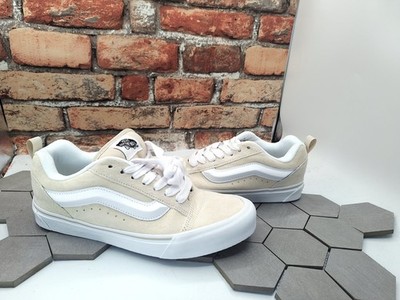 Vans Knu Skool Pig Oatmeal Cream White Chunky Skate Shoes Women 7.5 / Gs Kid 6Y