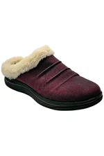 Clarks Cloudsteppers Women's Faux Fur Clogs Breeze Willow Plum