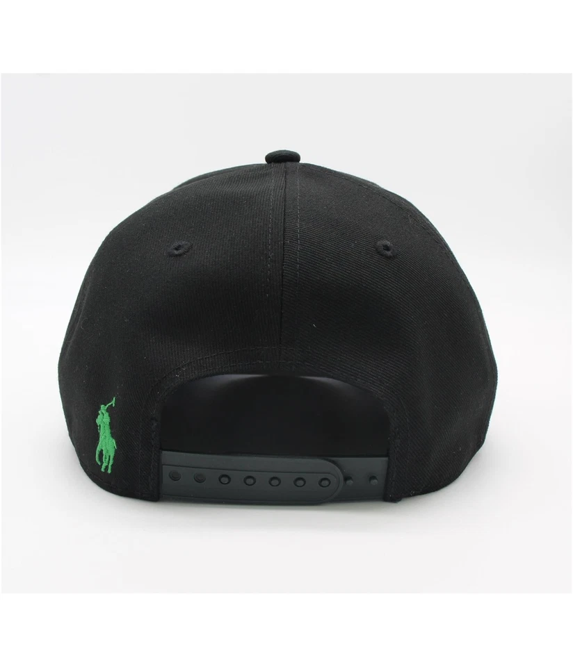 Gorra de béisbol Ralph Lauren para hombre con logotipo bordado, negra, talla única Foto 4 de 4