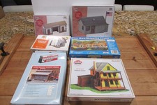 Ho Scale 6 Assorted Buildings for Scenery Lot 5845