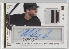 2014 Panini National Treasures Prime 21/25 Matt Davidson #67 Auto 0w7