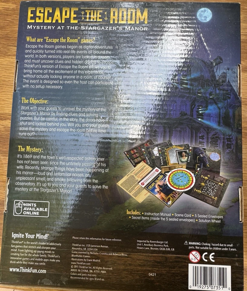 Escape The Room: Stargazer’s Manor & Dr. Graveledy’s Retreat - Image 4 of 4