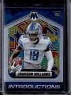 2022 Panini Mosaic Football Silver Jameson Williams #I-8