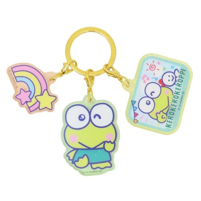 Sanrio Characters Keroppi 3-piece Acrylic Keychain ''Munekyun Memories'' JP LTD
