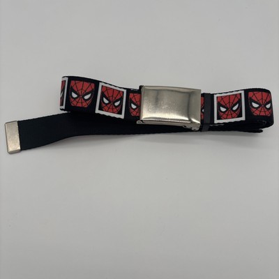 Marvel Buckle Down Spiderman Comics Belt Made in USA