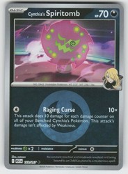 Cynthia's Spiritomb 133/217 Ascended Heroes Reverse Holo Energy Symbol Pattern