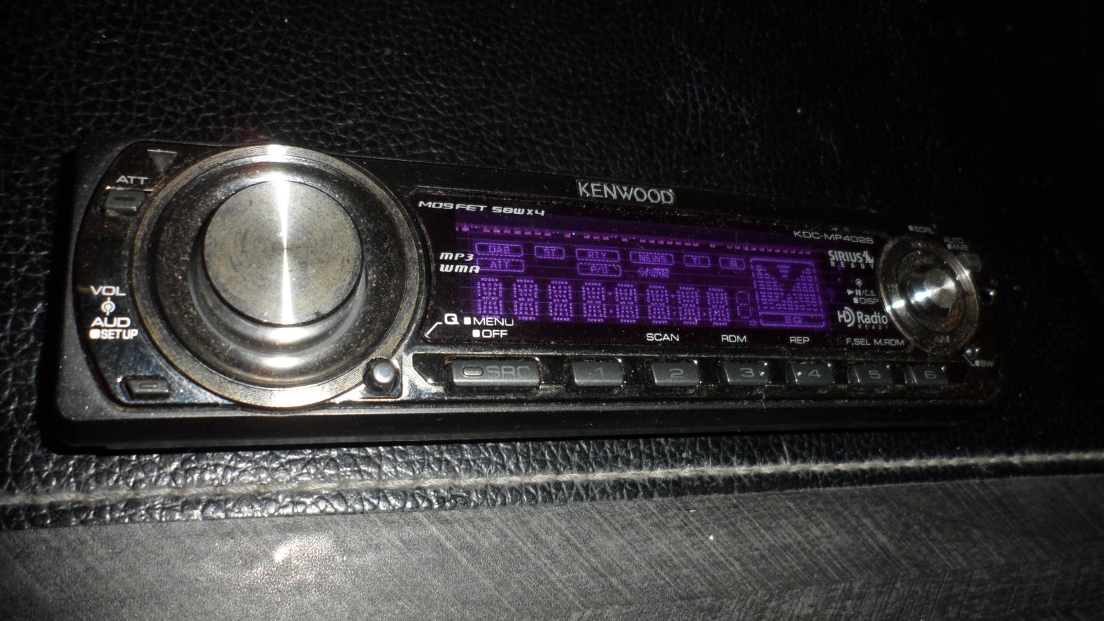 Kenwood KDC-MP4028 MP3/WMA Faceplate only / USED TESTED WORK