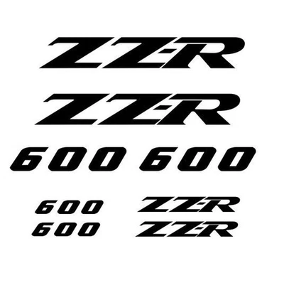 Motorrad ZZR 600 Aufkleber grosses Sticker Set UV-Beständig Selbstklebend - Bild 1 von 2