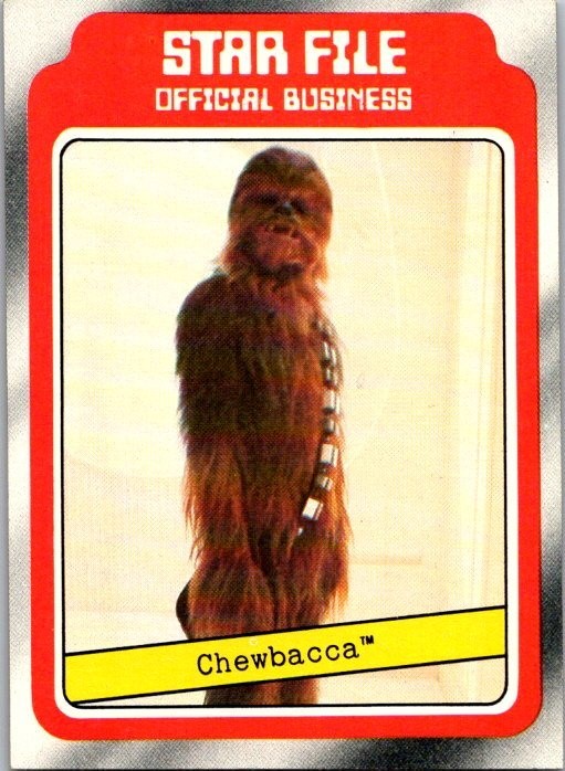 1980 Topps Star Wars: The Empire Strikes Back Chewbacca Star File #5