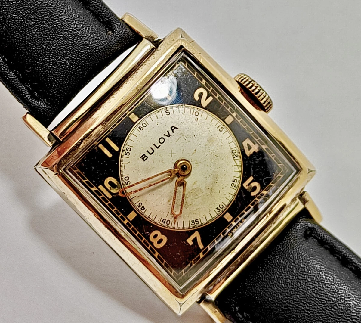 Bulova Gold Plated Case Square Wristwatches for sale | eBay