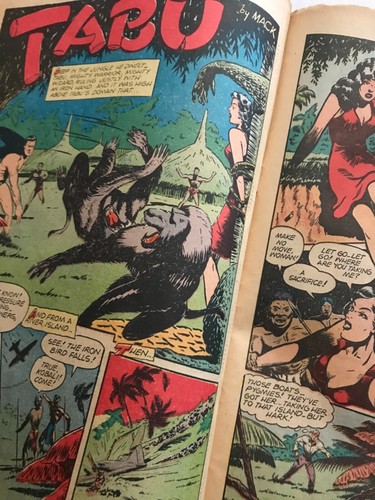 JUNGLE COMICS #86: Fiction House febrero 1947 en muy buen estado/buen estado; GGA, Kaanga, Tabu, BONDAGE CV - Imagen 20 de 23