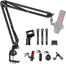 Microphone Arm Stand Desk mount Suspension Boom Scissor Arm Stand For Blue Yeti
