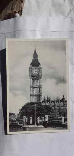 Vintage postcard,Big Ben,Beatles,street view,life,1950s,Bournemouth,posted - Afbeelding 1 van 5
