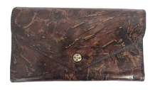 Patricia Nash Cori Leather Envelope Wallet-Animal Print-NWT-Orig. $109.00